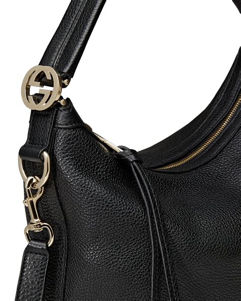 gucci black hobo|Gucci hobo bags outlet.